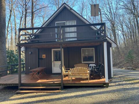 Mountainside Cabin by Stream