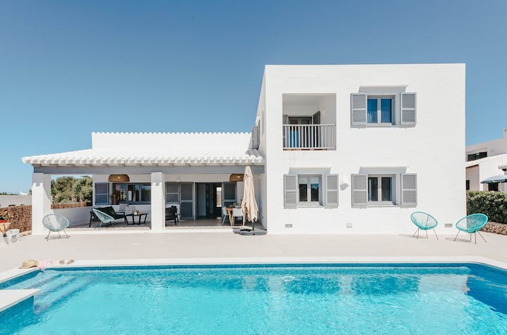Villa Binibeca-10 couchages -vue mer