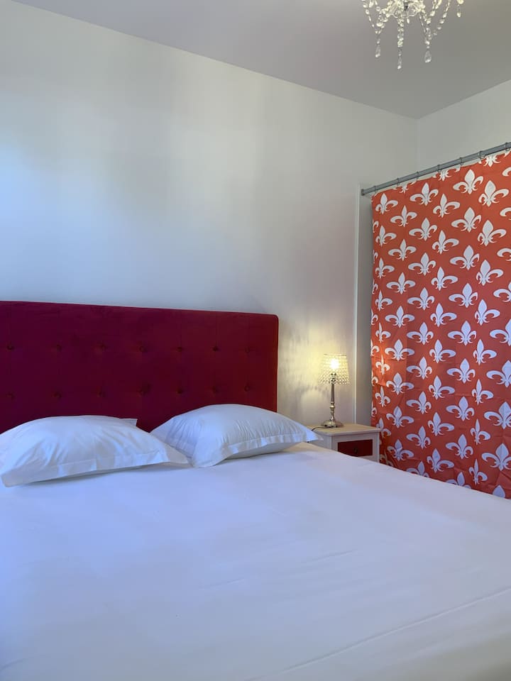 Dormitorio 4, "Chaumont", planta baja, 1 cama king size