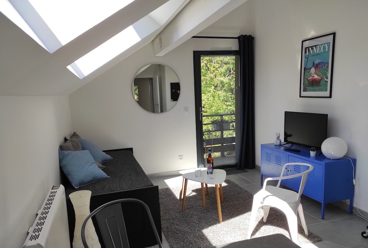 Top Airbnb: Studio Terrace BBQ 2 Electric Bikes Quiet New in Annecy