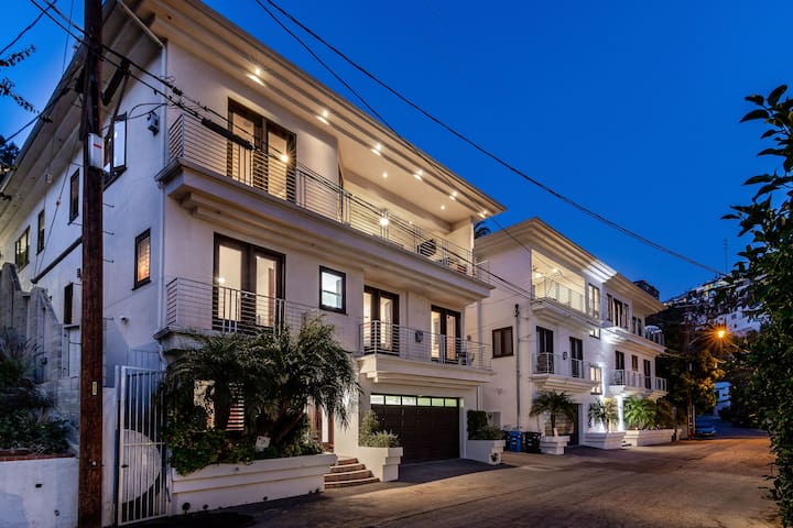 Sunset Plaza Villa | Roof Deck, Theatre, Pool, Spa