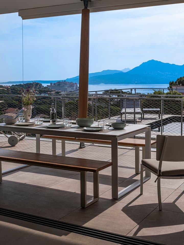 Designer Villa With Sea View In Calvi Casa Di Sottu - Calvi