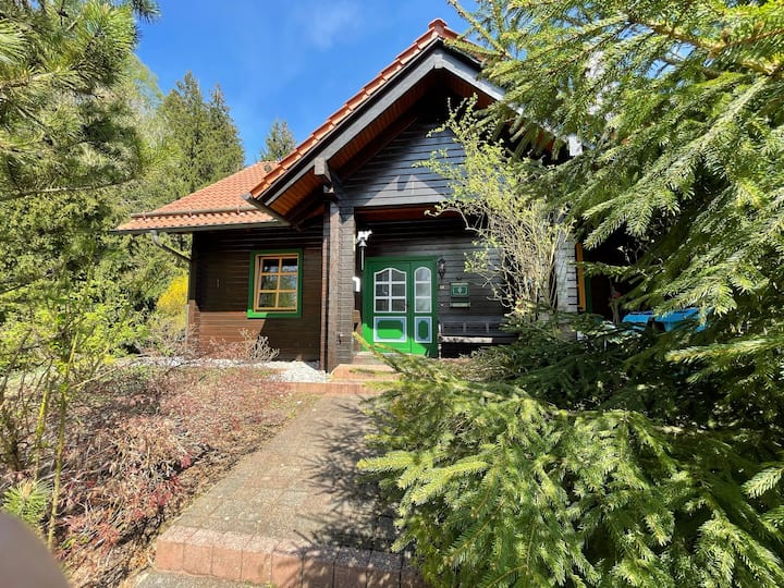 Wood cabin-house for large families in Harz