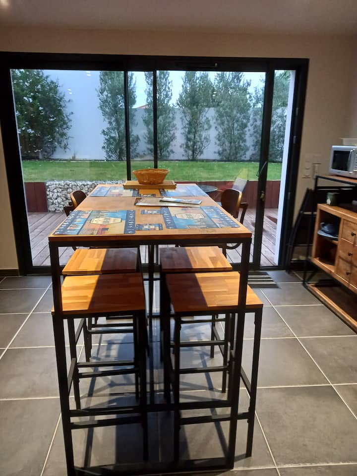 2 Chambres Avec Linge, Terrasse Et Cuisine Privée - Royan