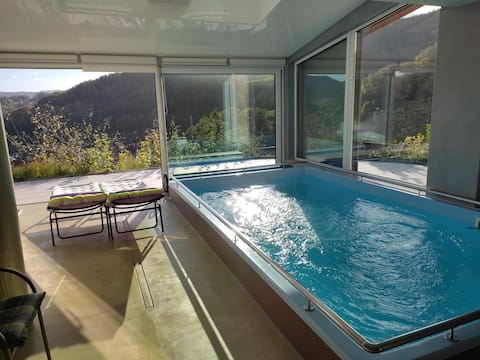 L'OZEN 2-4pers with private indoor pool
