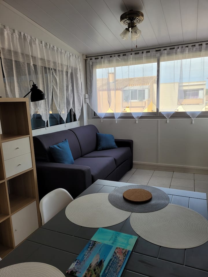 T2, 5mn Des Plages, Parking, Clim, Wi-fi - Agde
