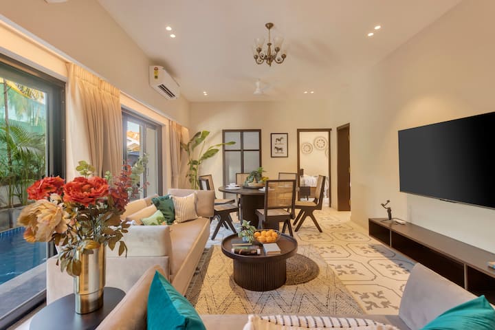 Luxurious 3bhk Villa With Private Pool At Colva - Colva