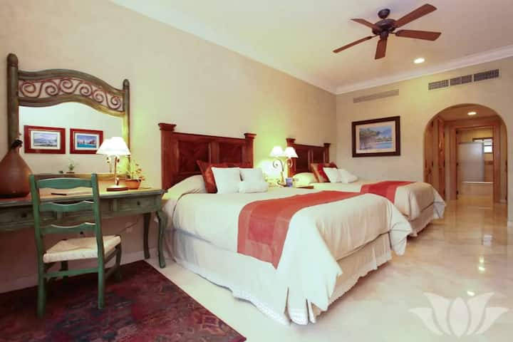 2. spálňa s 2 manželskými posteľami