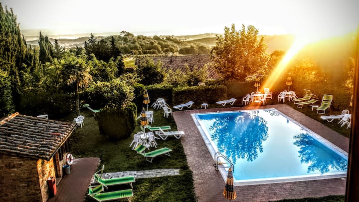 Quadrilocale Agriturismo Palazzo Bandino Piscina - Chianciano Terme