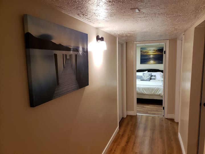 Pasillo del sótano: dentro de las habitaciones 4 y 5