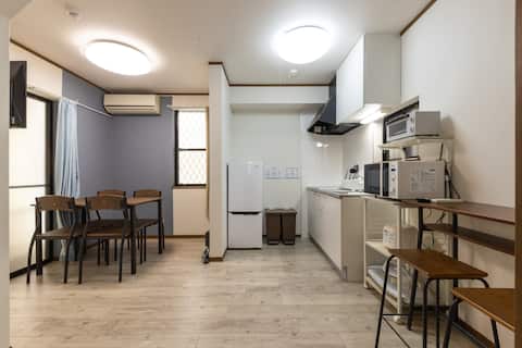 NEAR UENO! 3MIN TO STN! 4DK! 80㎡! 8PP! FREE Wi-FI!
