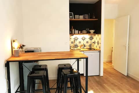 Cozy and renovated studio in hypercenter.