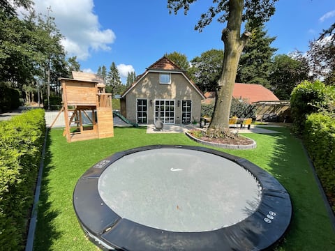 Popular Airbnb listing: Veluwe 52, #12+2 person luxury bungalow #forest in Lunteren