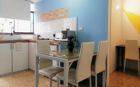 6 Cozy studio with common terrace
