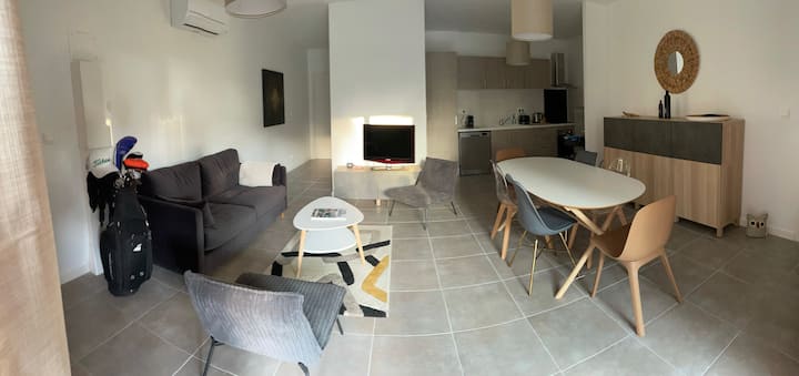 Beau T3 Neuf 63m² 4/6 Pers, Proche Plage Et Golf - Aquitaine