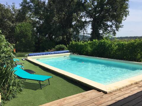 Gite Les Chênes, with 4p pool