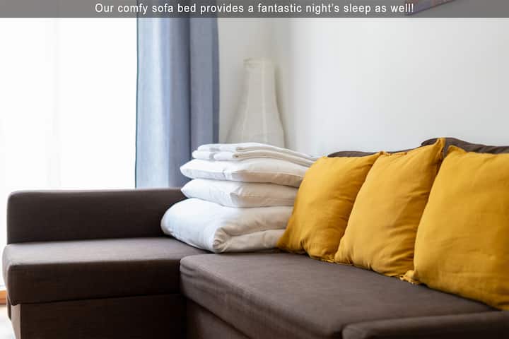 Homely Modern City Central Apartment (EU District)