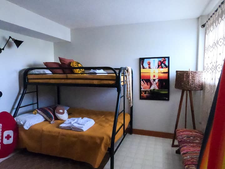 From the surf watch to the surf shack. Our 4th room will be a teen dream. 