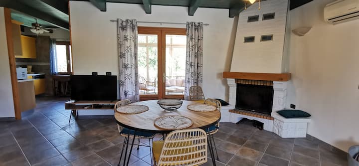 Estancia abierta en la cocina