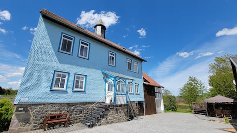 Erfolgreiche Airbnb-Immobilie: Chic vacation home for up to 14 people in the countryside in Main Kinzig Kreis
