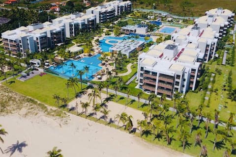 Imóvel de sucesso: New apartment, on the sand, equipped, Wai Wai Cumbuco em Caucaia
