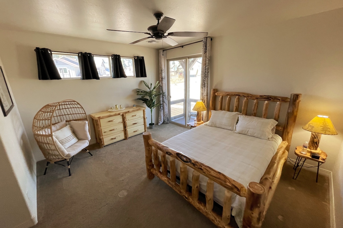 Tu suite principal rústica