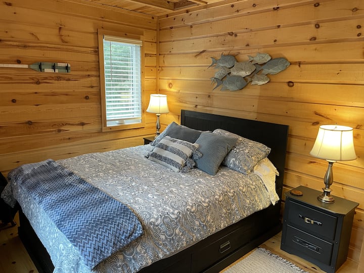 Bedroom #2 on second floor - new, comfy Queen bed