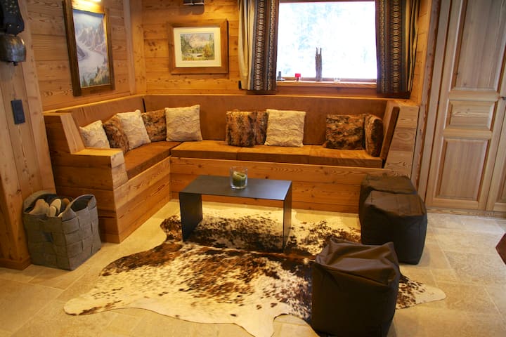 Chalet Exception 4/5p: Vue, Sauna, Foret, Rivière - Les Houches