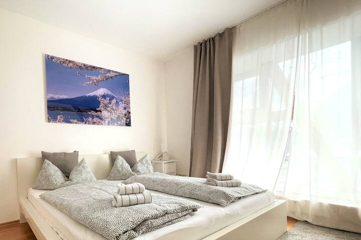 Bedroom with double bed