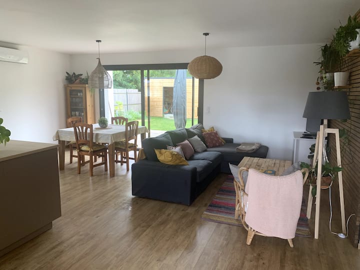 Villa Avec Piscine Chauffée Proche Océan à Tosse - Soorts-Hossegor