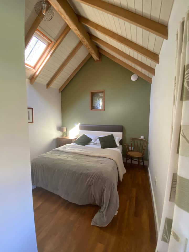 Bedroom with superking bed.