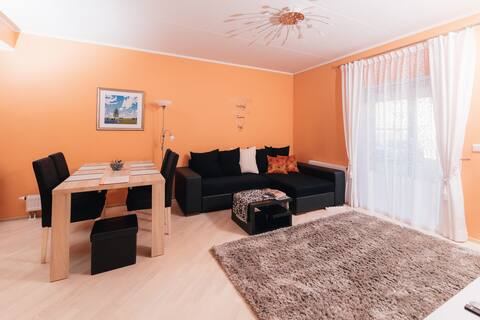 Cosy apartment with sauna! Walk to downtown 20min.