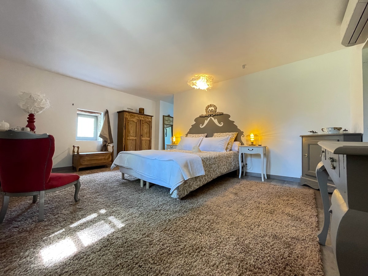 ARLESIENE bedroom with shower room and private toilet (enclosed).