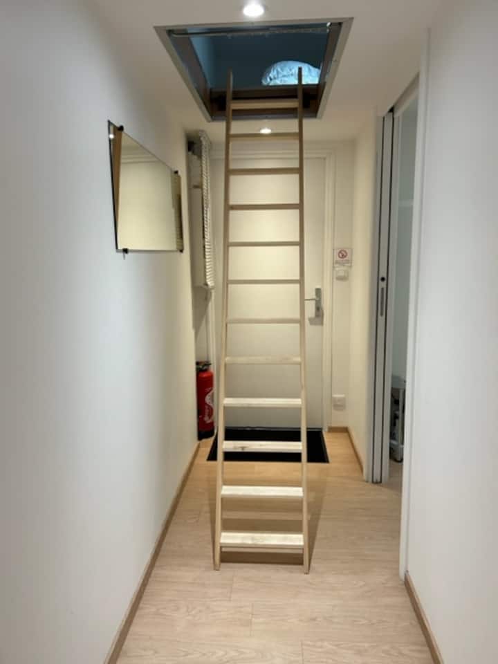 accès chambre "cabane"