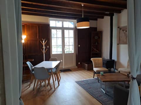 Charming little house with pool.