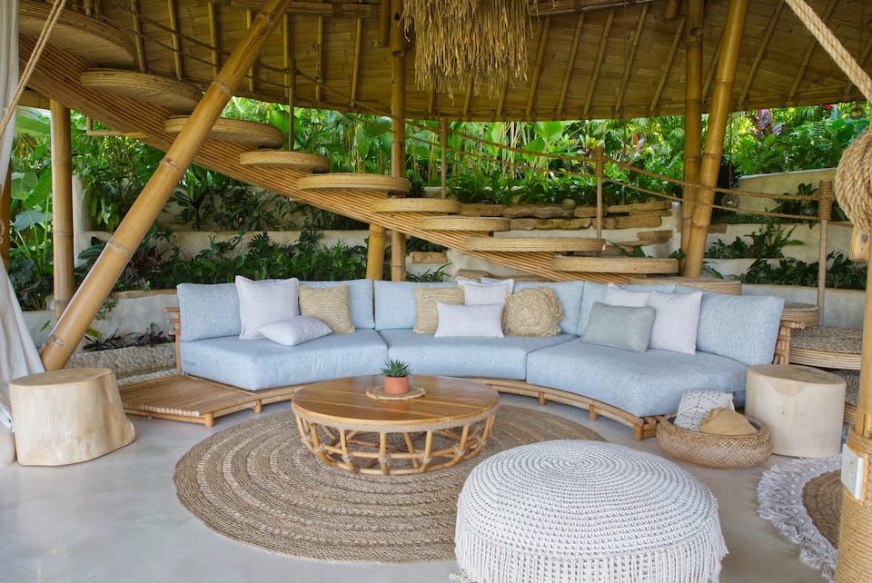 Oniria, a bamboo villa above the rice terraces, Rendang, Bali, Indonesia, photo 4 of 10