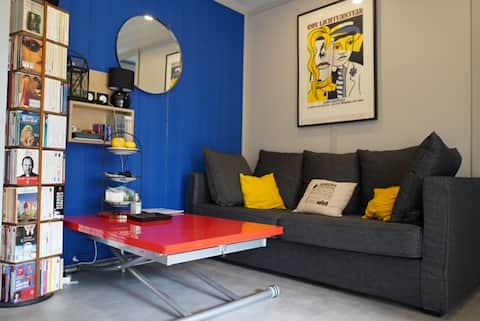 Popular Airbnb listing: Naturist Bungalow. Sleeps 4. Montalivet. in Vendays Montalivet