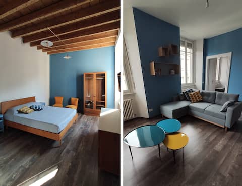 Lake in Blue - XL, large apartment in Como