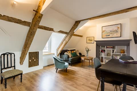 Airbnb performant: Under the Roofs of Solidor à Saint Malo