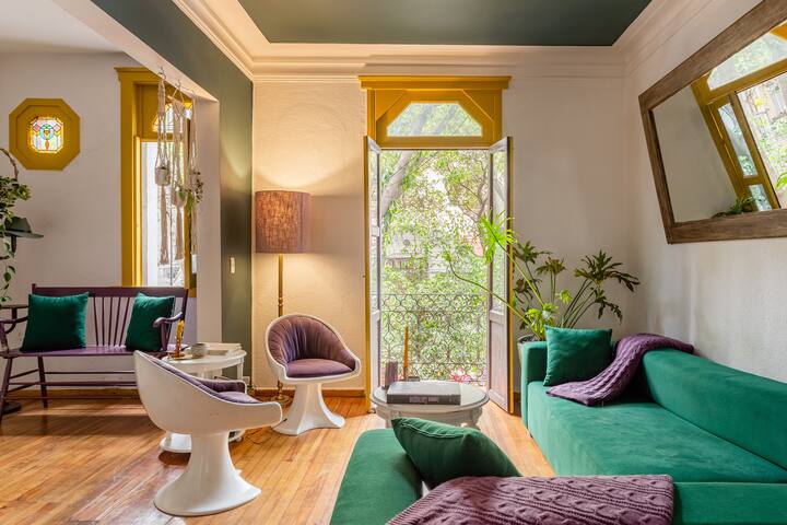 Casa Art Decó en Condesa cerca de Parque México