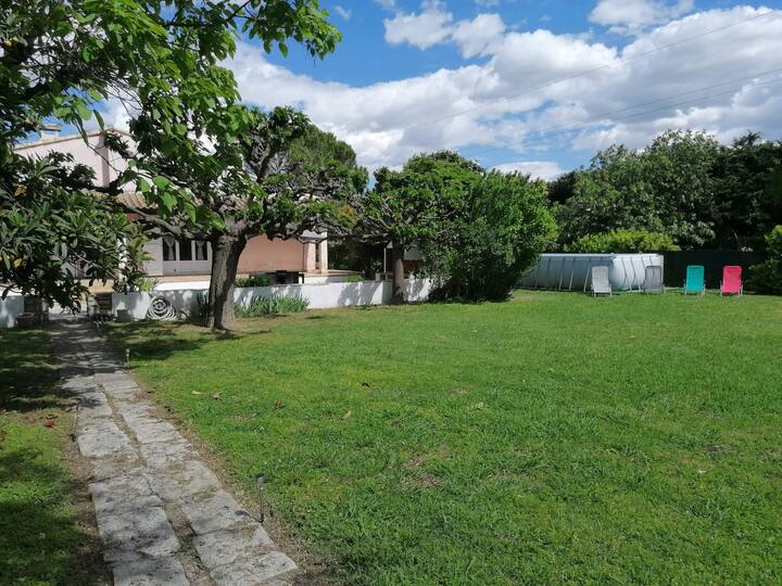 On the doorstep of the Camargue Villas for Rent in JonquièresSaintVincent, Occitanie, France