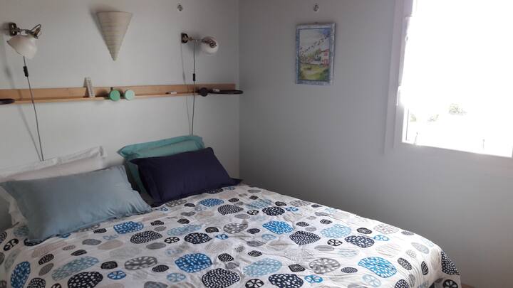 楼上1号卧室-床160x200 （ 2张双床客房）