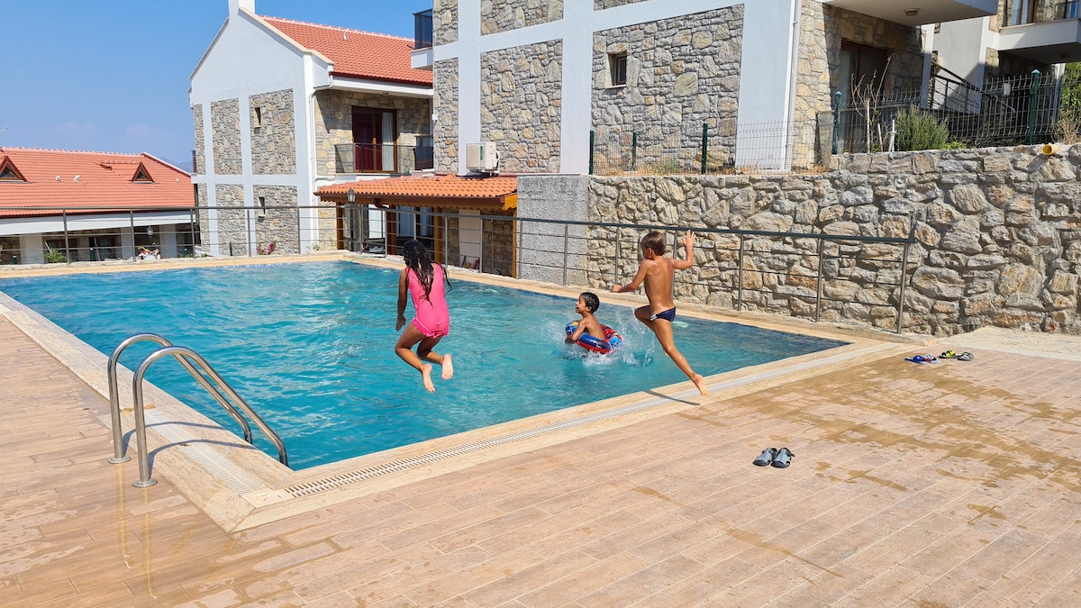 Datça Çınar Evleri 1+1 Balkonlu