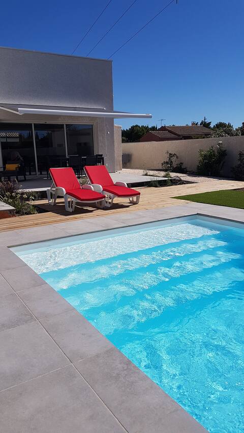 Villa Cycas, Heated Pool, WiFi, Clim Solarium