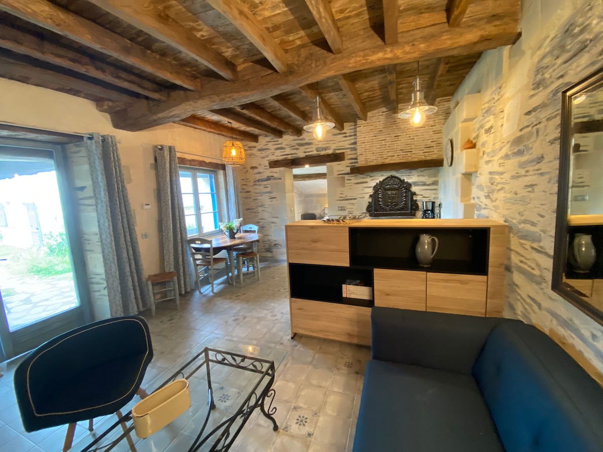 Airbnb performant: Charming Gîte on the banks of the Loire, Le Fournil. à Diocèse D'angers