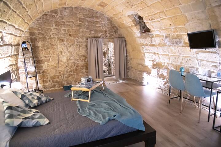 Historical building with terrace