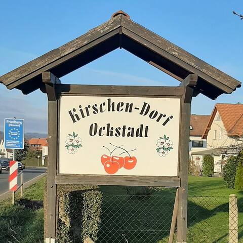 Vacation and relax in the cherry village of Ockstadt