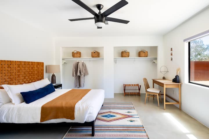 Wake up and enjoy the sweeping mountain views from the primary bedroom. 