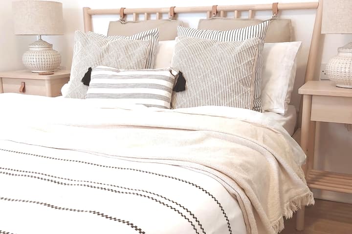 Double room. Sumptuous linens, super comfy bed.