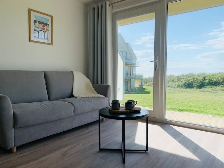 Le Charmant : Appartement Dunes Du Golf, Vue Mer - Audresselles